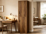 75" Wood Storage Cabinet Modern Cube Collection 51773693