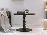 23'' Black Accent Round Table, Round Side Table, Small Table for Small Spaces, Modern Accent W2295P339118