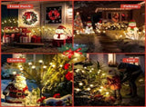 10 solar garden lights outdoor, firefly solar wind swing, IP4X waterproof solar outdoor 52708060