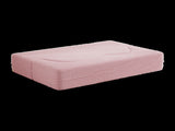 Modern Floor Sofa with 2 Pillows,Convertible Teddy Fabric Foam-Filled Sleeper Sofa Bed,15" Full Size 78597283