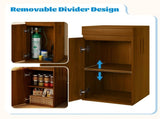 10-15 Gallon Fish Tank Stand with Storage Cabinet, Aquarium Stand with Power Outlets, 330LBS 74608009