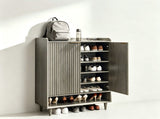()2 Cabinet Doors with Top Railing and 1 Row of Shelves for Shoe Cabinets 54853335