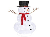 60*60*120cm 30.00V 3.60W Snowman Snow Fleece Garden Snowman Decoration White 51568129