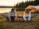 Navy Foldable Heavy Duty Camping Cot 330LBS, Portable Outdoor Sleeping Bed with Cushion & Carry 99821226