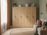 Modex Oak Multi-Purpose Utility Storage Cabinet B040P474698
