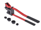 Red Manual Knockout Hole Punch Driver Kits Lever Sheet Metal Stud Punch with Dies for Pipe Sizes 67936239