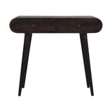 Artisan Furniture Solid Wood Light Walnut Curved Edge Console Table B182P280815