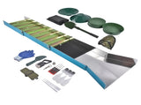 23-Piece Gold Prospecting Equipment 50 In. Folding Sluice Box Gold Panning Kit for Gold Prospectors 81212698