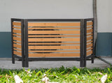 3-Panel Outdoor Air Conditioner Fence Screen, Outsideood Privacy Fence, Backyard Garden Patio 38" W2640P389716