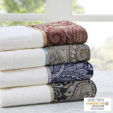 6 Piece Jacquard Towel Set B03598773