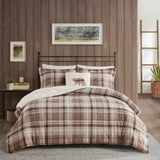 Full/Queen Plush to Sherpa Down Alternative Comforter Set B035100510