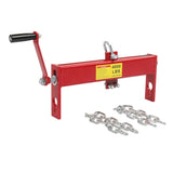 ZNTS Heavy Duty Steel 2 Ton / 4000lbs Engine Hoist Load Leveler Shop Crane Cherry Picker with 2 Chains 04895571