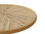 Wooden Ends Retro Side French Country Accent Coffee Side Modern Small Round Tea W808P232205