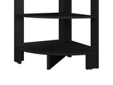 Black Corner Shelf with 3 Shelf B062P252160