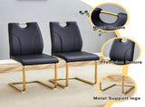 Modern dining chair with PU cushion seat dining chair Living Room Chair Upholstered chair with W2920P490736