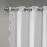 Printed Ikat Blackout Patio Curtain B03599825