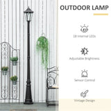 ZNTS Outdoor Lamp /Street Light /Solar Powered Lamp -AS （Prohibited by WalMart） 89543980