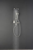 ShowerSpas Shower System, with 10" Rain Showerhead, 4-Function Hand Shower, Adjustable Slide Bar and W2287P182582