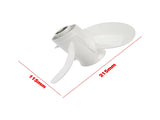 3-Blade Aluminum Propeller Fits for Yamaha Engines F25 20hp/25hp/30hp 664-45945-00-EL White 07156889