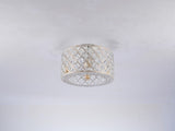 18.11' Flush Mount Ceiling with Light Kit, Crystal Ceilings with Remote Control,Chandelier W3596P462038