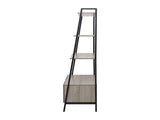 4 Tier Bookcase Bookshelf with Cabinet for Bedroom, Living Room, Office 31274658