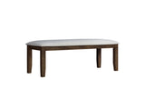 Dining Bench, Brown/Gray, Rectangular seat, Padded cushion, Upholstered in soft gray fabric, 31830915