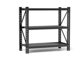 3-Tier Industrial Shelving Rack - 63in, Heavy Duty Steel Shelving Unit Adjustable, 67" W*19.7" 60844436