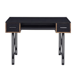 Black Computer Desk with Keyboard Tray B062P184575