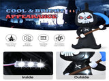 6Ft Halloween Inflatable Ghost Decor - Built-In Blower for Easy Installation, Shinning Module Lights 81686860