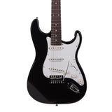 ZNTS Rosewood Fingerboard Electric Guitar Black w/ White 97563355