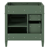 ZNTS 30'' Bathroom Vanity without Top Sink, Modern Bathroom Storage Cabinet with 2s and a Tip-out WF305075AAF