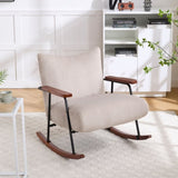 Modern Accent Chair Arm Chair Living Room Rocking Chair Metal Frame W1403P241855