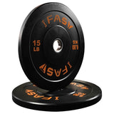 ZNTS Weight Plates, Rubber Bumper Plates, 2 Inch Steel Insert 15lb Bundle Options Available for Home Gym 01039735