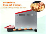 3-Compartment Chicken Nesting Box, Hot-Dipped Galvanized Iron Roll-Away Egg Collection Box, 21467062