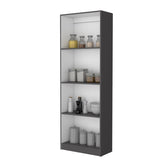 ZNTS Sutton Bookcase with Tier Storage Shelves B128P176168