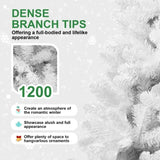Artificial 4ft White Christmas Tree with 328PVC Mixed Branch Tips,Green,Hinged Premium & Foldable 98761736
