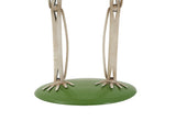 Halloween Skeleton Guitar Yard Decoration, 61.8 Inch Metal Skeleton Statue with Purple Hat and Bow N769P511208G