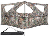 2-Panel See-Through Hunting Blind - Pop-Up Design with 3 Shoot Through Ports 17680214