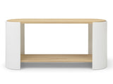 End Table, Small Side Table, Nightstand with 2-Layer Storage Shelves, Sofa Table for Small Spaces, W1117P224564