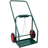 440lbs capacity Cylinder Cart,WELDING CYLINDER HAND TRUCK,Large Dual Oxygen Tank Cart Dolly With W465P175696