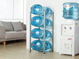 4-Tier Water Rack Stainless Steel Heavy Duty Water Cooler Jug Rack 38005687