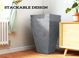 Set of 3 Plastic Flower Pots 02384449