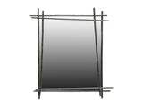 Metal BambooInspired Wall Mirror, Rectangular Decor Mirror 26.7741.73 Inch for Home Decor W2295P582569
