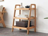 Storage Bench, 3-Tier Beech Wood Shoe Rack for Entryway, Premium Storage Organizer for Bathroom, 96916004