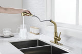 Utility Sink Faucets Single-Handle Pull-Out Laundry Faucet with Dual Spray Function in Stainless W928110189