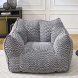 Sofa chairs with highly resilient foam for living rooms and bedrooms, comfortable square lazy, W1996P252268