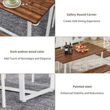 Four-piece set table and chair with backrest, industrial style, solid structure W578P333497