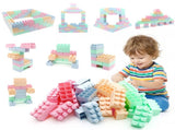 64 PCS Building Blocks Set for Toddlers 18 Months, BPA-Free PP Educational Construction Toys 78066149