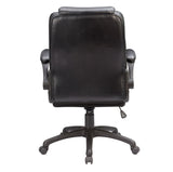 ZNTS Modern Adjustable Office Chair, Leather Upholstered Swivel Chair for Office Room, Gray B011P204078