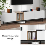 ZNTS Modern TV Stand for 80'' TV with 3 Doors, Media Console Table, Entertainment Center with Large 55923978